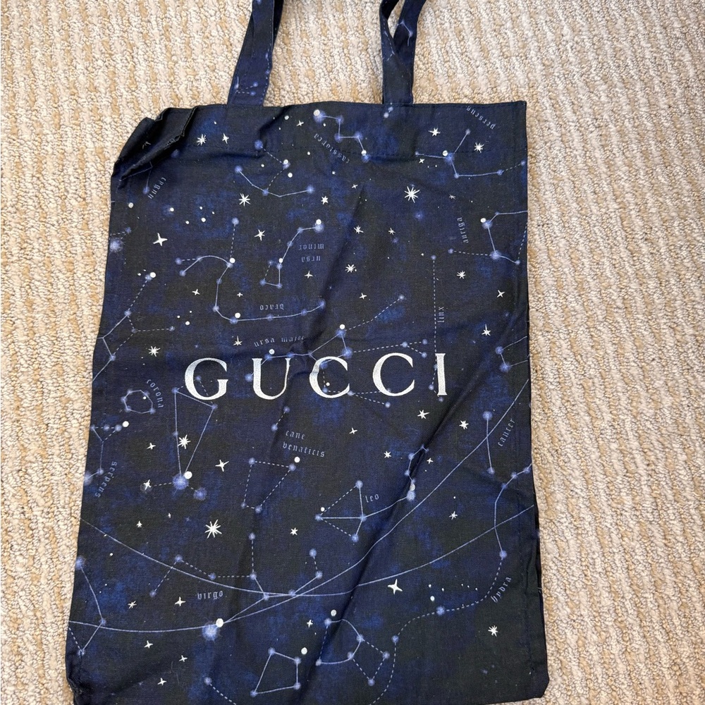 Gucci Navy Starry Night Tote